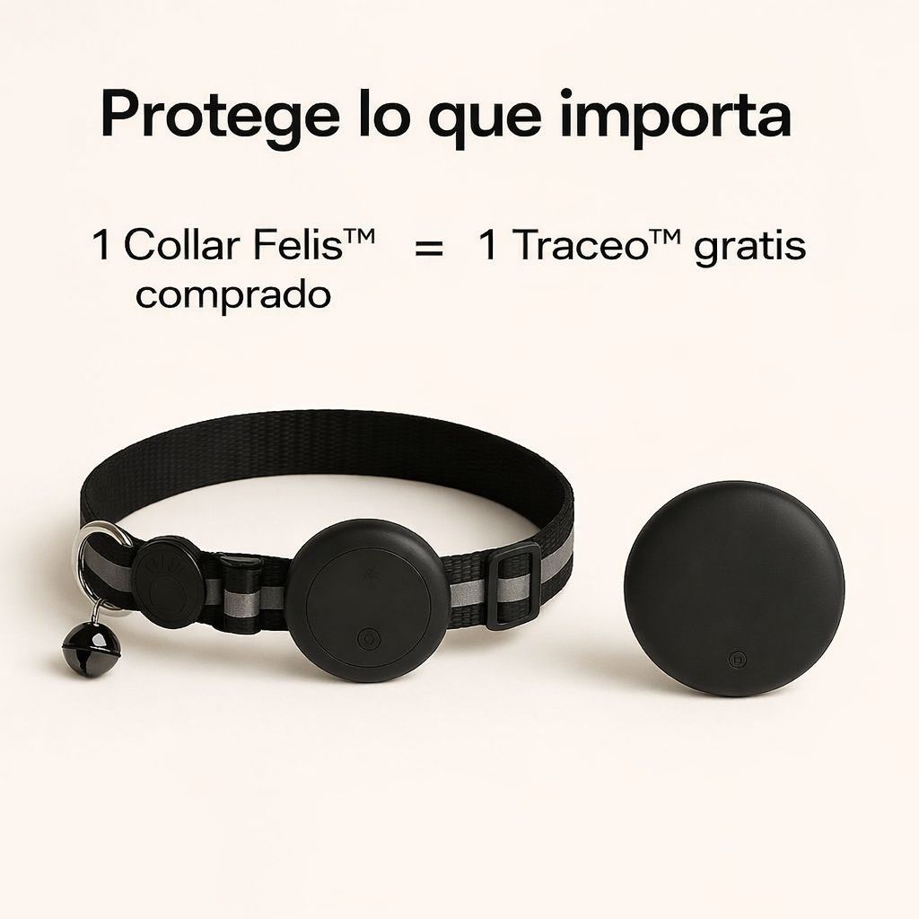 Felis™️ – Collar rastreador inteligente para gatos