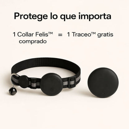 Felis™️ – Collar rastreador inteligente para gatos